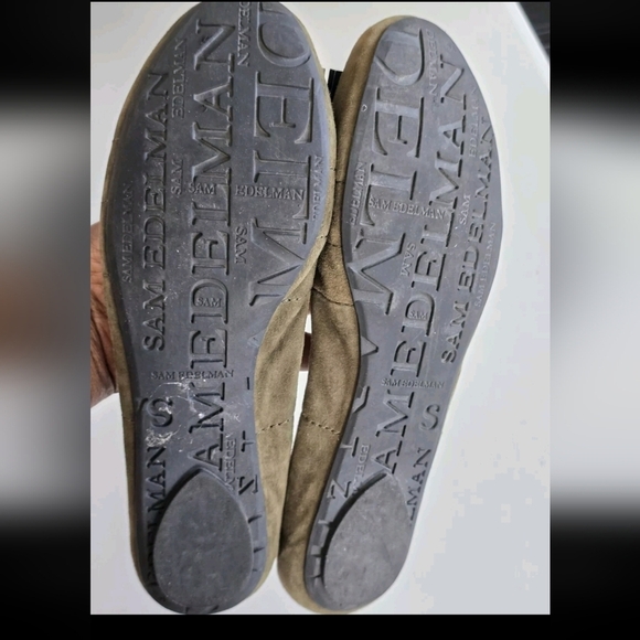 Sam Edelman Ballet Flats Women 8.5 Caper Jewel Embellished Suede Excellent - Picture 7 of 9